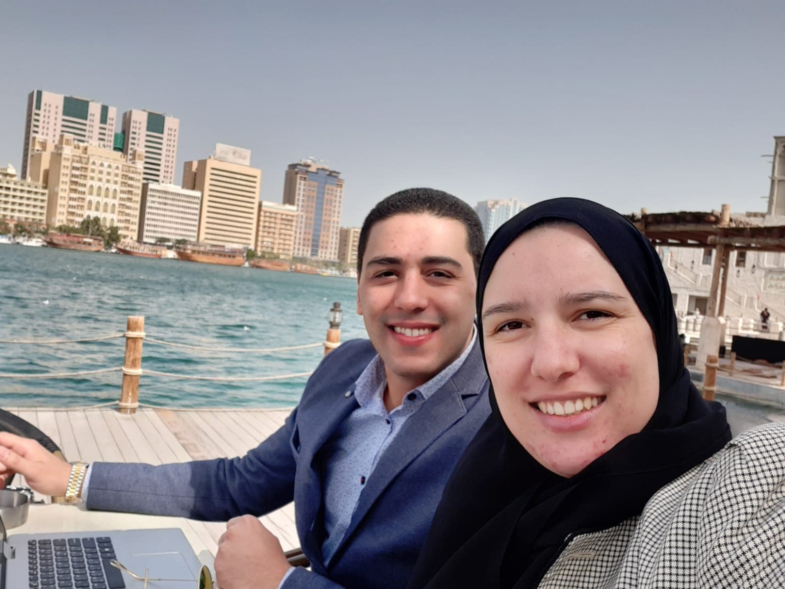 Mohamed Amer and Helaine Mello